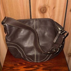 Brown Leather Bag (COACH)